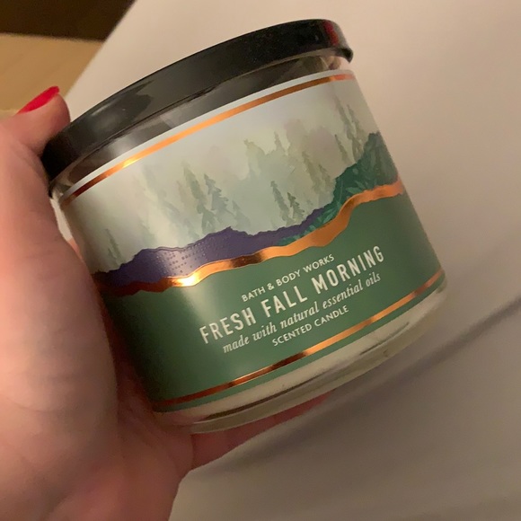 Fresh Fall Morning 3 wick Candle - Picture 1 of 3